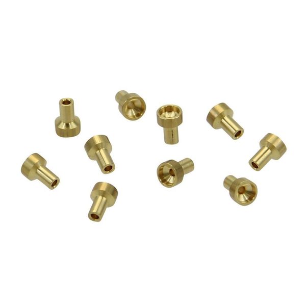 10X Nipplo Di Saldatura Per Cavo Bowden 3/6X8 Mm-image