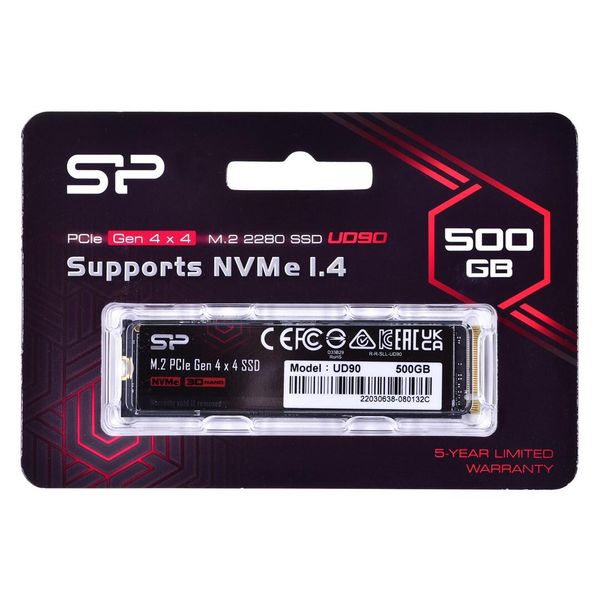 Silicon Power UD90 500 Gb M.2 Pci Express 4.0 Nvme 3D Nand-image