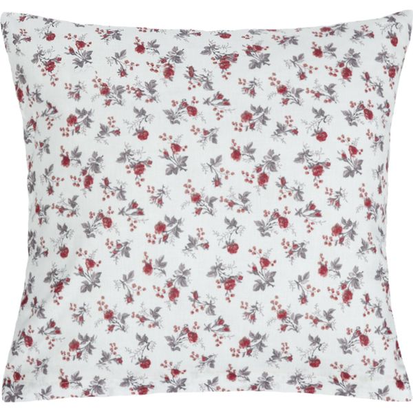 Federa In Cotone - 40X40 Cm - Rosso-image
