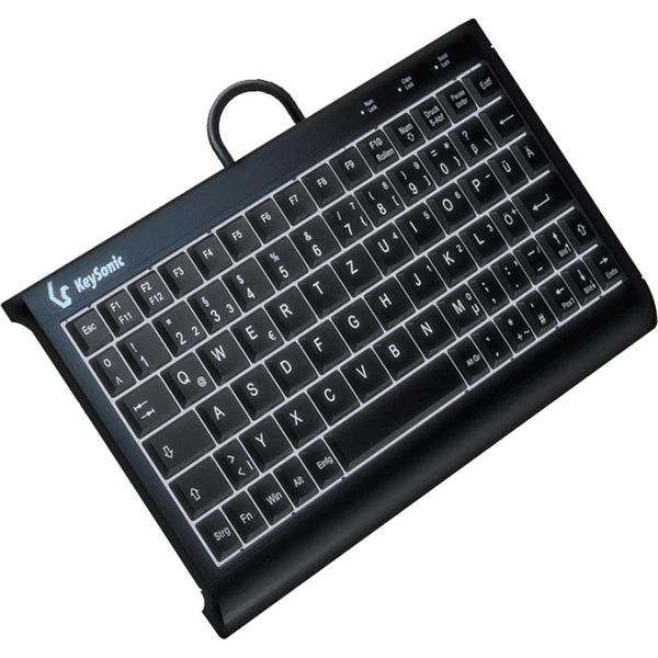 Keysonic 60964 Keysonic Tas KSK-3011ELC (De) Super-Mini Con Tastiera Numerica Bw-image