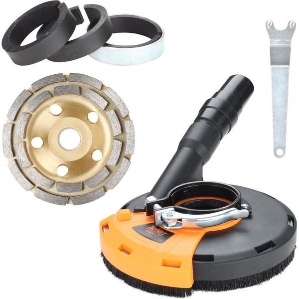 Yakimz Cofano Di Estrazione 125Mm/5Inch Smerigliatrice Angolare Universale Cofano Di Estrazione Attacco Smerigliatrice Angolare Fanztool-image