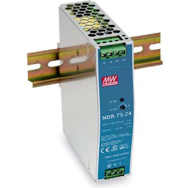 Levelone Ind. Netzteil POW-2432 24VDC 75W Din-Schiene Si (POW-2432)-image