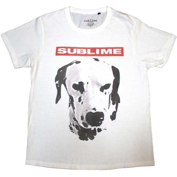 Sublime - Maglietta "Lou Dog"" Per Uomo/Donna Unisex RO10914 (S) (Bianco)"-image