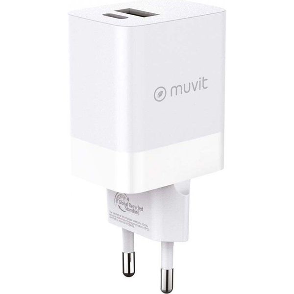 Muvit For Change 45W Usb-C Charger Trasparente Trasparente Taglia Unica-image