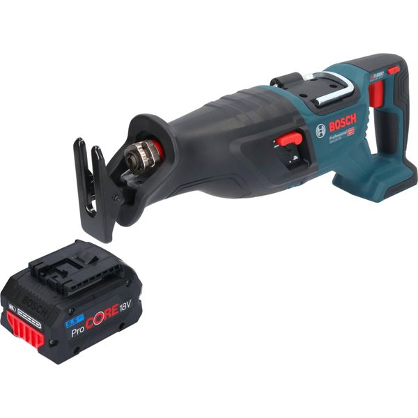 Bosch Gsa 18V-28 Sega Circolare Professionale A Batteria 18 V Biturbo Brushless + 1X Batteria Ricaricabile Procore 5,5 Ah - Senza Caricabatterie-image