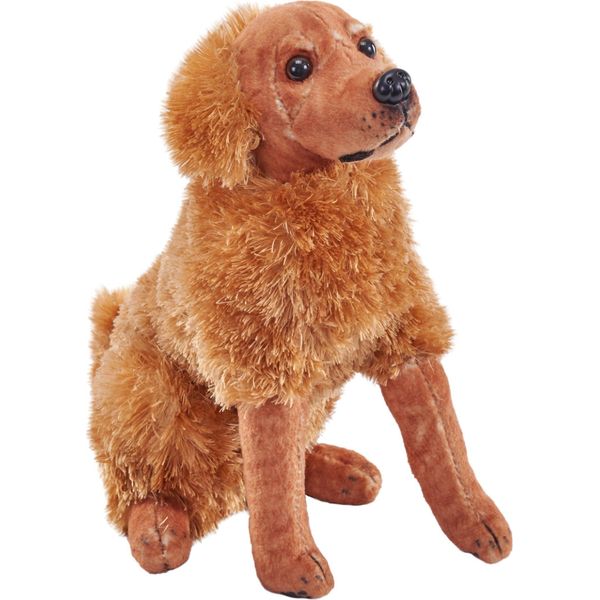 Cane Golden Retriever Di Peluche Con Suono - 18 Cm-image