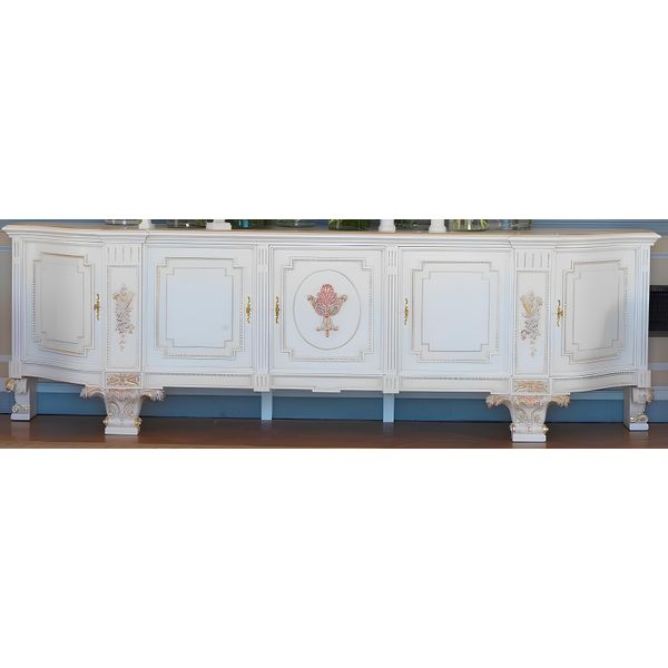 Cassettiere In Legno Mobile Soggiorno Mobili Tv Pensili Design Credenza Italia-image
