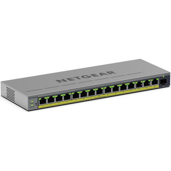 Netgear GS116EP, Gestito, L2/L3, Gigabit Ethernet (10/100/1000), Supporto Power Over Ethernet (Poe)-image