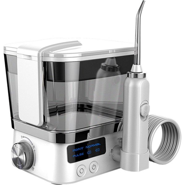 Happyment Water Flosser - Scaler - Irrigatore Orale - Flosser - Bianco-image