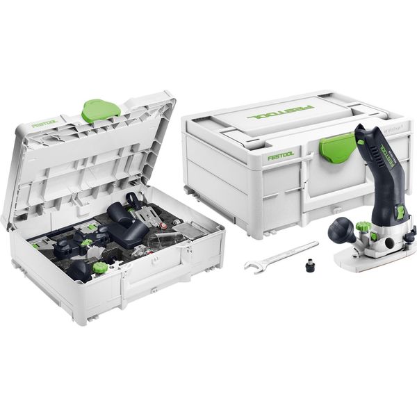 Festool Mfkc 700 Eb-Basic Modulo Batteria Fresatrice Per Bordi 18 V 8 Mm Brushless + Set Di Accessori + Systainer - Senza Batteria, Senza Caricabatteria-image