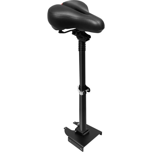 Sella Per E-Scooter - Sella Pieghevole - Altezza Regolabile 50-68 Cm - Ammortizzazione - Fino A 100 Kg - Compatibile Con 365 Scooter - Nero-image