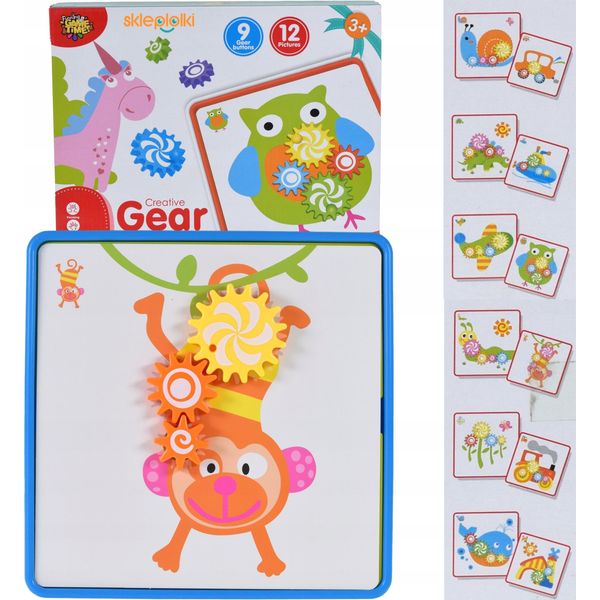 Lolex | Puzzle Educativo - Pulsante - Da 3 Anni - Pensiero Logico - Giocattolo Montessori-image