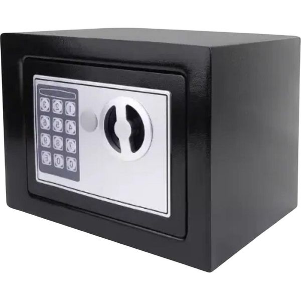 Cassaforte Digitale In Acciaio – Mavien – Cassaforte Da Parete Commerciale – 4,6 L – 2 Chiavi – Serratura Elettronica – Realizzazione In Acciaio-image