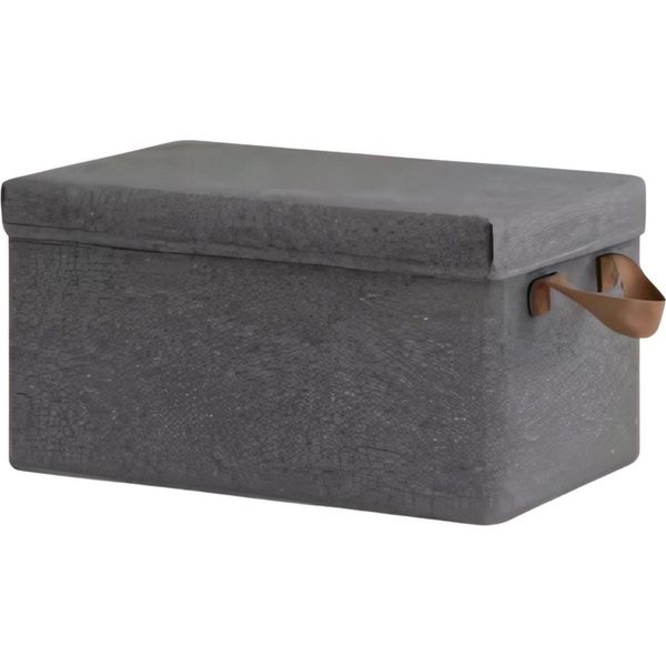 Set Di 5 Scatole Portaoggetti - 20 L - Scatole Pieghevoli In Tessuto Con Coperchio E Maniglia - Per Vestiti, Biancheria Da Letto E Giocattoli-image