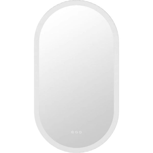 Specchio Ovale Led Opulenza In Bagno - Con Illuminazione - Bagno - 60X120?Cm-image