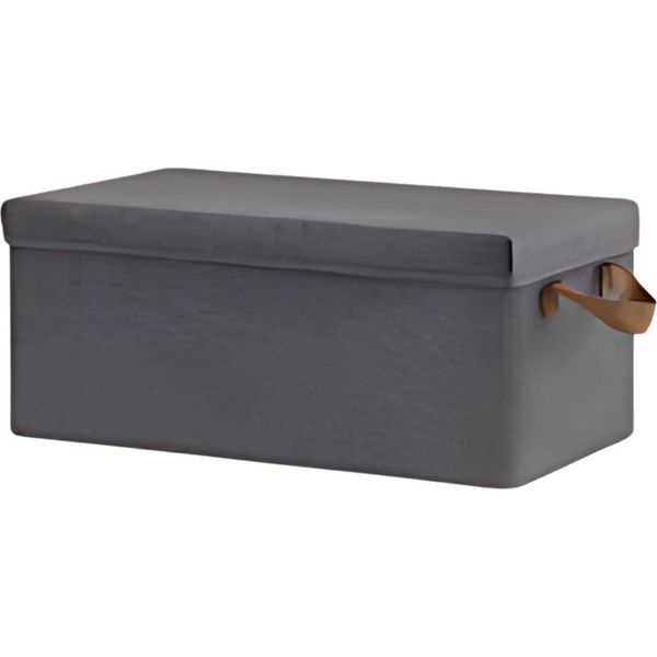 Set Di 5 Scatole Portaoggetti - 27 L - Scatole Pieghevoli In Tessuto Con Coperchio E Maniglia - Per Vestiti, Biancheria Da Letto E Giocattoli-image