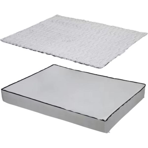 Letti Per Cani Bolt Edge Zero - Divano Per Cani Su Gambe - Panca Per Cani - Letti Per Cani Comodi E Morbidi - Cuscino Sfoderabile - 95 Cm-image