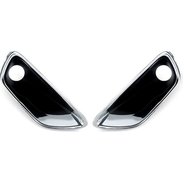 Cornice Cromata/Nera Per Fendinebbia - Adatta A Jeep Grand Cherokee (2017-2021) - Set Di Copertura E Griglia - Accessori Auto-image