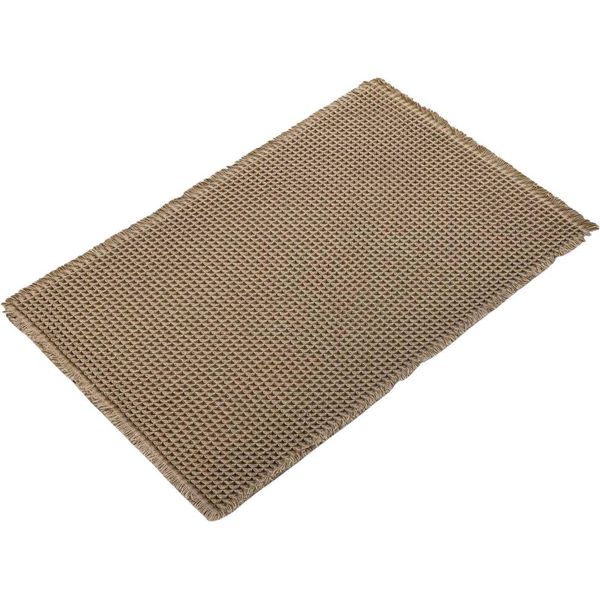 Tappeto Da Bagno Vaylen - Bagno - Tappeto Doccia - Beige - 50X80 Cm - Assorbente E Antiscivolo - Stile Boho-image