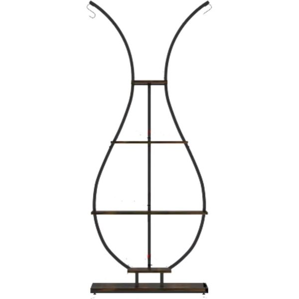 Madelief Opulence - Portapiante A Forma Di Vaso - Mensola Per Piante - Per Interni Ed Esterni - Portafiori - Bambù - Senza Illuminazione-image