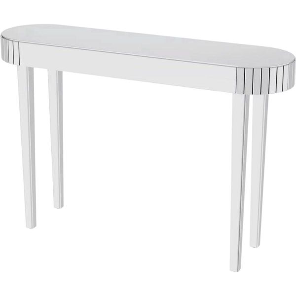 Consolle Teroni Opulence - Tavolino - Tavolino Da Parete - Argento - Tavolino - 120 Cm-image