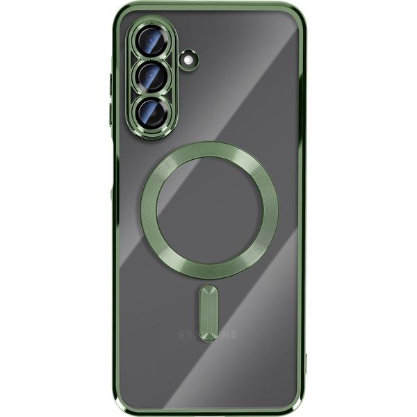 Avizar, Custodia Compatibile Con Galaxy A17 Magsafe Con Cornice Cromata, Verde-image