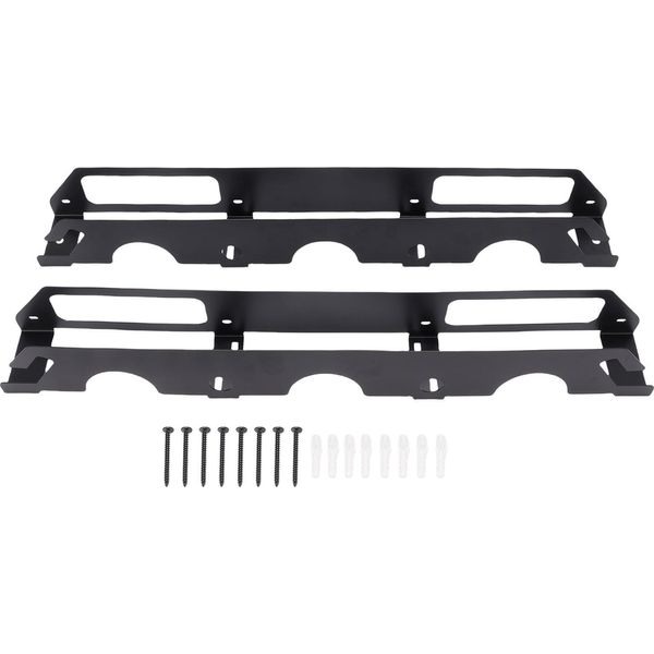 2 Set Di Supporti Per Smerigliatrice Angolare, Supporto A Parete Multifunzionale E Salvaspazio, Supporto Organizzatore Per Garage-image