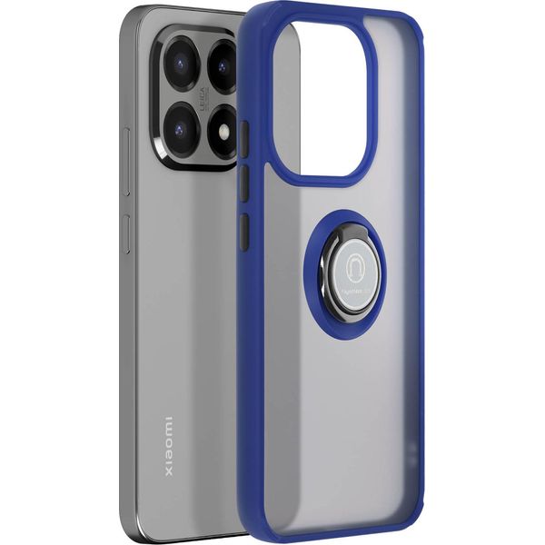 Avizar, Custodia Per Xiaomi 15T Con Supporto Ad Anello E Attacco Magnetico, Blu Scuro-image