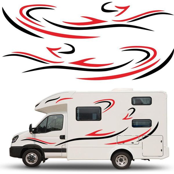 Adesivo Per Auto, Adesivo Per Auto, Adesivo Per Cofano Di Roulotte, Adesivo Per Auto, Decalcomania Laterale Per Decorazione Bagagliaio Auto-image