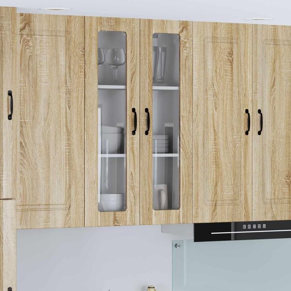 Vidaxl Pensile Da Cucina Rovere Sonoma 60 X 31 X 100 Cm Materiale In Legno-image