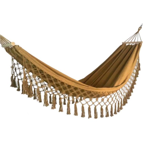 Amaca Luxe Tavien - Amaca Da Esterno Marrone - Ispessita E Antiribaltamento - Campeggio E Giardino-image