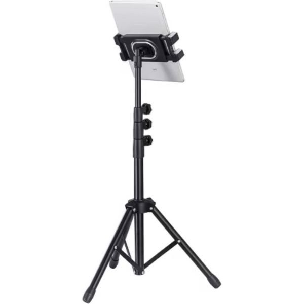 Supporto Per Tablet E Smartphone Vaylen - Universale 4,7-12,9 Pollici - Regolabile In Altezza 57-137 Cm - Supporto Girevole A 360° - Supporto Da Pavimento-image