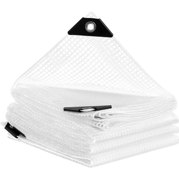 Telone - Telone Protettivo - Impermeabile - Resistente Ai Raggi Uv - Antistrappo - Pe - 3 X 3 M - Trasparente-image