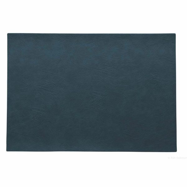 Asa Selection Vegan Leather Tischset Seaport, Platzmatte, Platzdeckchen, Untersetzer,Poliuretanolederoptik, Blau, 78302076-image