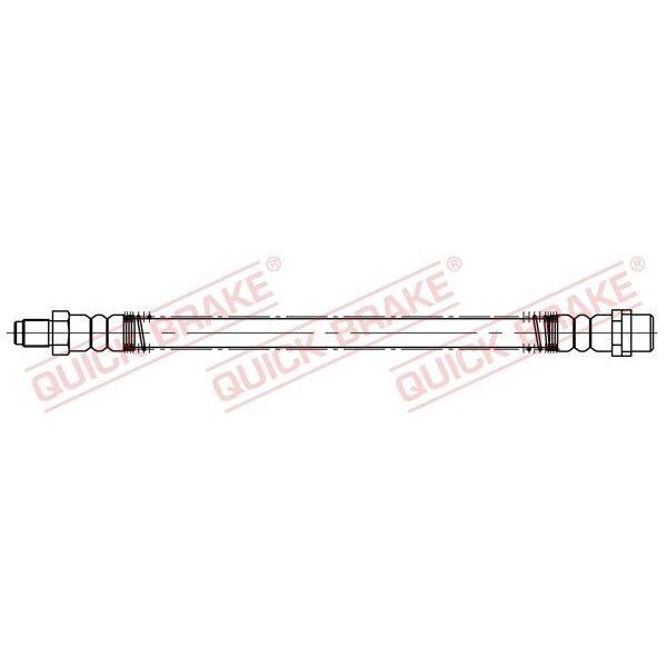 Quick Brake 32.512 Tubo Freno Adatto Per MERCEDES-BENZ Classe C Berlina (W204) Classe C Station Wagon (S204) Glk (X204) Classe E Coupé (C207) Sl-image