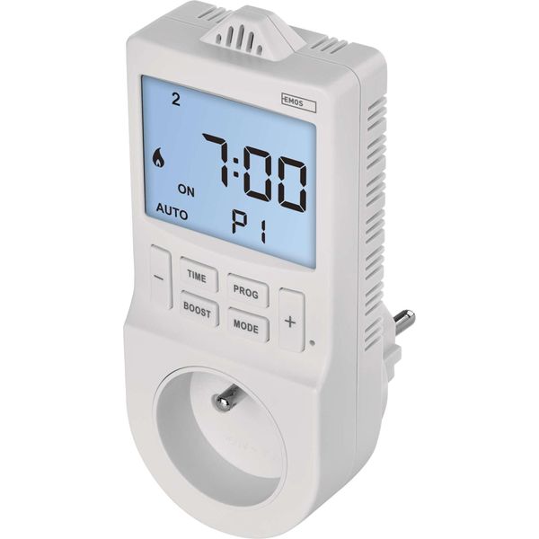 Emos Termostato Da Presa Con Funzione Timer Digitale 2In1, P5660FR-image