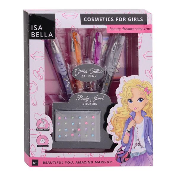 Set Di Tatuaggi Glitterati Johntoy Isabella Body Art-image