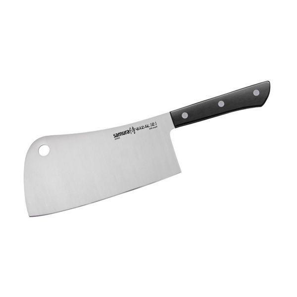 Mannaia Samura-Harakiri, Acciaio AUS-8, 18 Cm, Argento/Nero-image