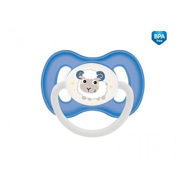 Succhietto In Silicone Simmetrico 0-6M Bunny & Company Blu-image