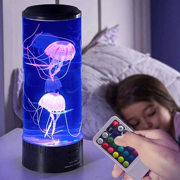 Lampada A Forma Di Medusa Con Luce Che Cambia Colore, Luce Notturna A Forma Di Medusa, Decorazione Per Casa, Ufficio, Stanza, Scrivania, Regali Per Uomini, Donne, Bambini-image