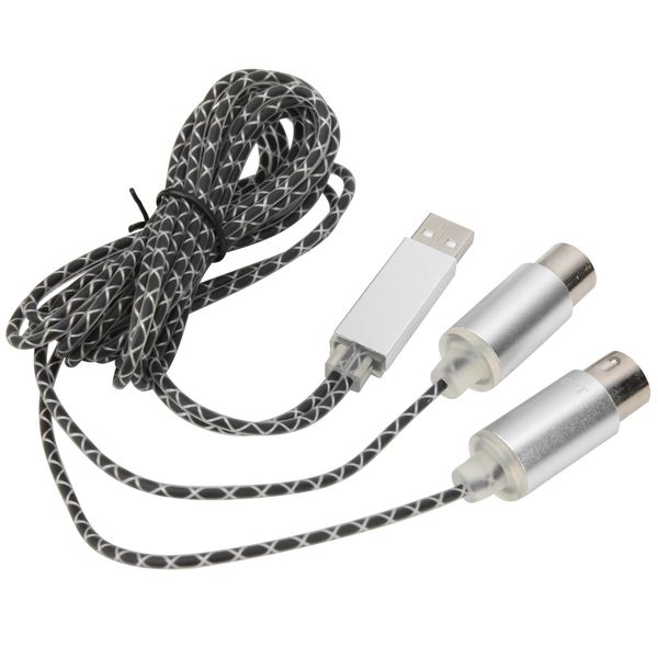 Cavo Adattatore Midi, Cavo Midi Con Convertitore Usb IN-OUT, Cavo Adattatore Midi, Cavo Midi Con Adattatore Usb IN-OUT, Convertitore Midi Usb, Cavo Midi Usb-image