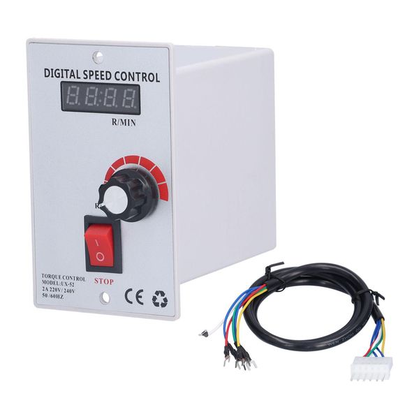 Controllo Della Velocità Del Motore, Regolatore Di Velocità Del Motore Elettrico, Regolatore Di Velocità Del Motore Digitale, Regolatore Di Velocità Del Motore Digitale UX-52, Regolatore Di Velocità UX-52, Controllo Di Velocità Del Motore UX-52-image