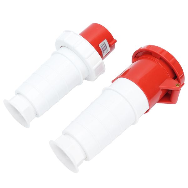 Zoccolo Industriale Della Spina, Connettore Di Alimentazione Industriale, Zoccolo Impermeabile Di 3 Fasi 4 Pin, Spina Impermeabile Dell'aviazione, Connettore Impermeabile Di 3 Fasi, Connettore Industriale Della Spina-image