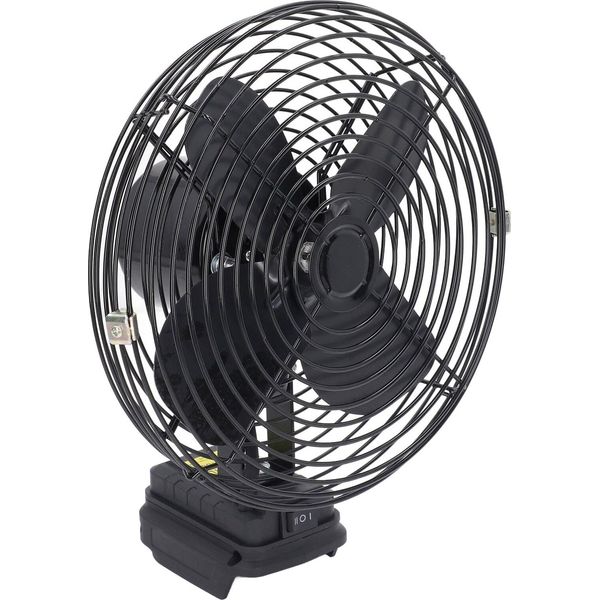 Ventilatore Elettrico Ricaricabile 30W 8In Ventilatore Elettrico Portatile 18V Con Batteria Al Litio Per Il Campeggio-image