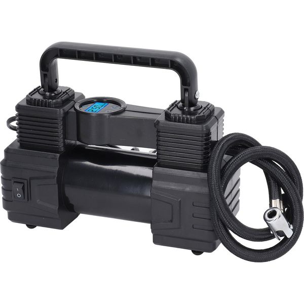 Gonfiatore Per Auto 120PSI Compressore D'aria Manometro Digitale Pompa D'aria Portatile Con Luce Led 12V-image
