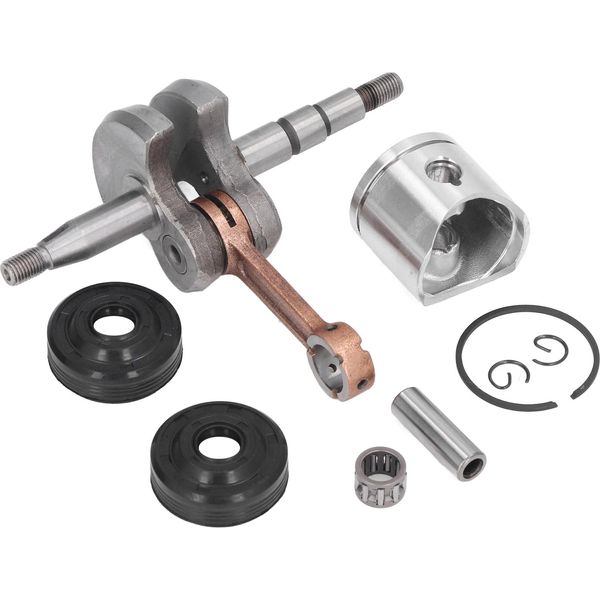 Albero A Gomiti 38 Millimetri Cuscinetto Del Pistone Olio Guarnizione Pin Circlip Set Per Husqvarna 136 137 141 142 Motosega-image