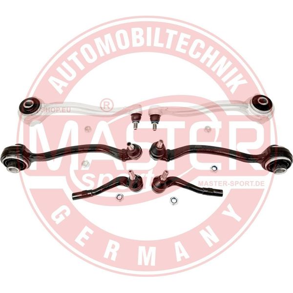 MASTER-SPORT 36806/1-SET-MS Set Di Sterzo, Set Di Bracci Oscillanti, Asse Anteriore Sinistro + Destro Per MERCEDES-BENZ Classe C Estate (S203)-image