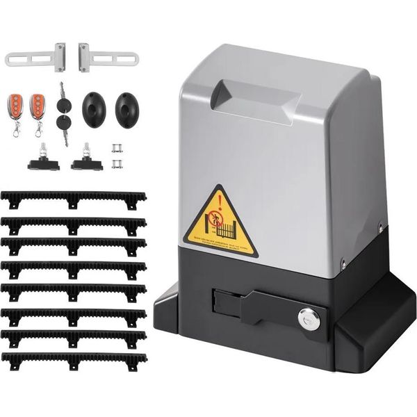 Operatore Per Cancelli Scorrevoli Da 400W Per Cancelli Da 1000 Kg - Operatore Per Cancelli Da Cantiere E Apricancello Per Cancelli Scorrevoli Da 25 M-image