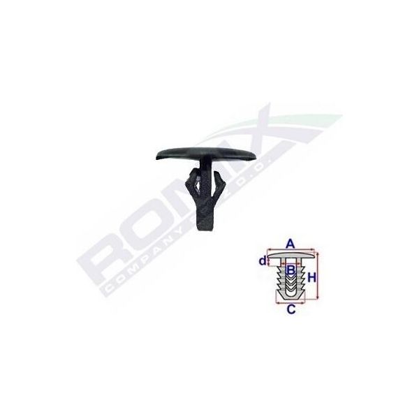 10X Romix C70174 Clip Lato Motore-image