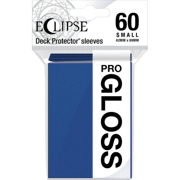 Ultra Pro Eclipse Gloss Small Deck Sleeves 60Stk. Blu Pacifico-image